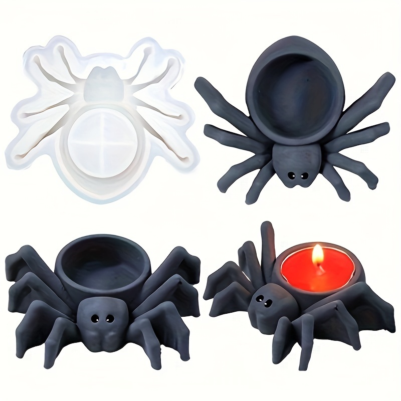 Candle Holder Supplies - Silikonform für Spinnenkerzen, perfekt zum Herstellen