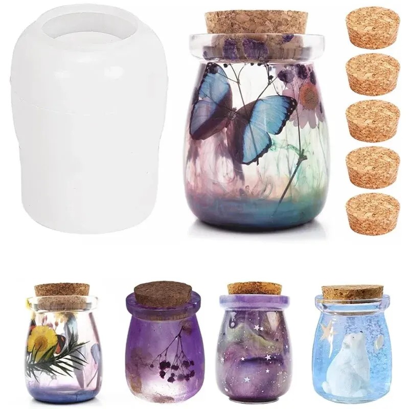 Candle Making Supplies Jars - DIY-Silikonform für kleine Gläser mit 5