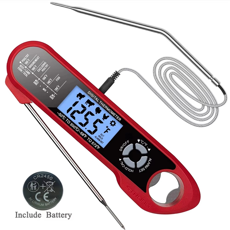 Candle Shop - Fleischthermometer mit zwei Sonden, digitales Küchenthermometer