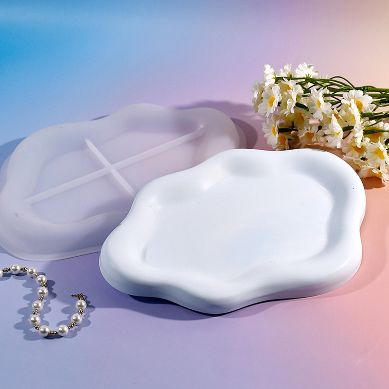 Unregelmäßige Wolkenform Silik – Candle Holder Supplies Bewertung und Preis