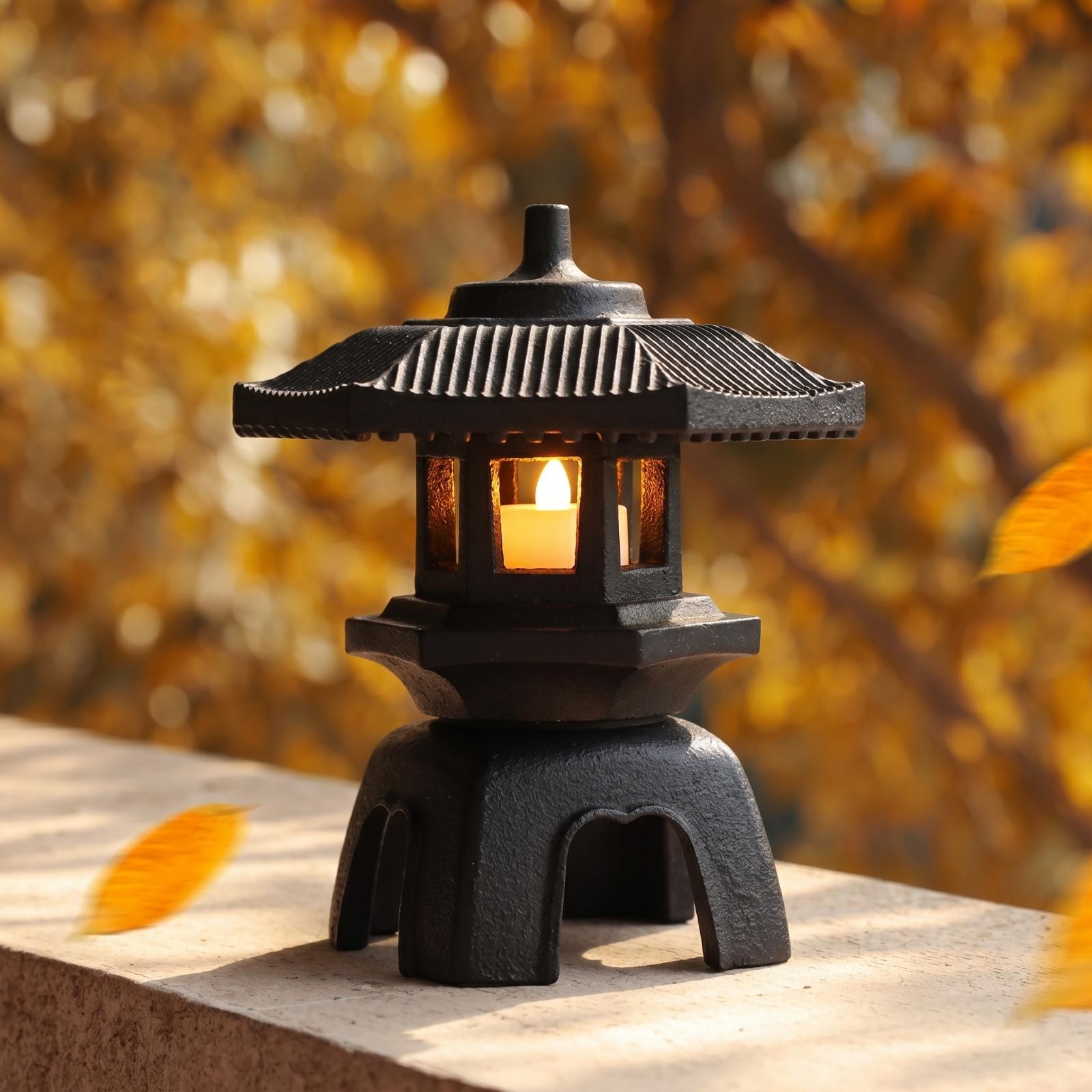 Gusseiserne Laterne mit Durchb – Candle Holder Supplies Bewertung und Preis