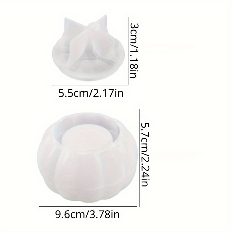 2 stücke Kürbis Glas Silikon F – Candle Holder Supplies Bewertung und Preis