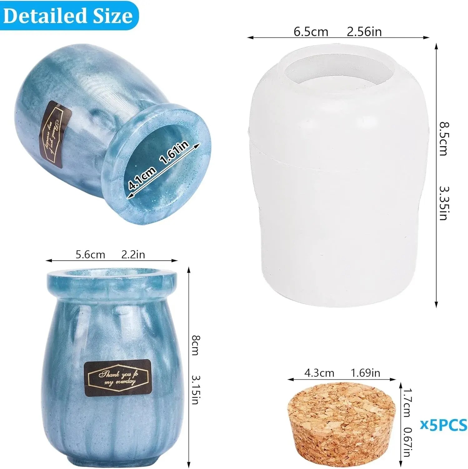 DIY-Silikonform für kleine Glä – Candle Making Supplies Jars Bewertung und Preis