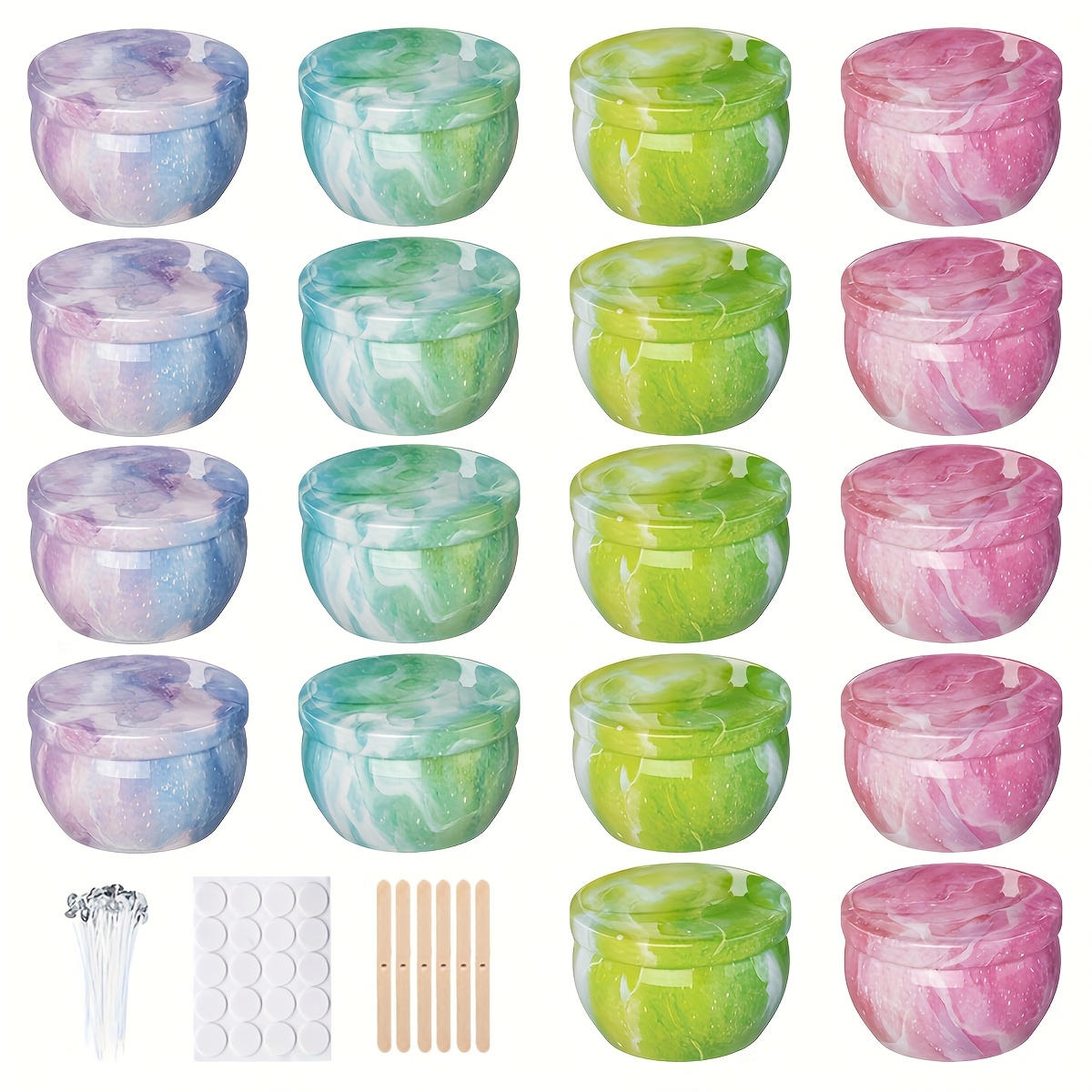 Metall-Kerzengläser mit Sterne – Candle Making Supplies Jars Bewertung und Preis